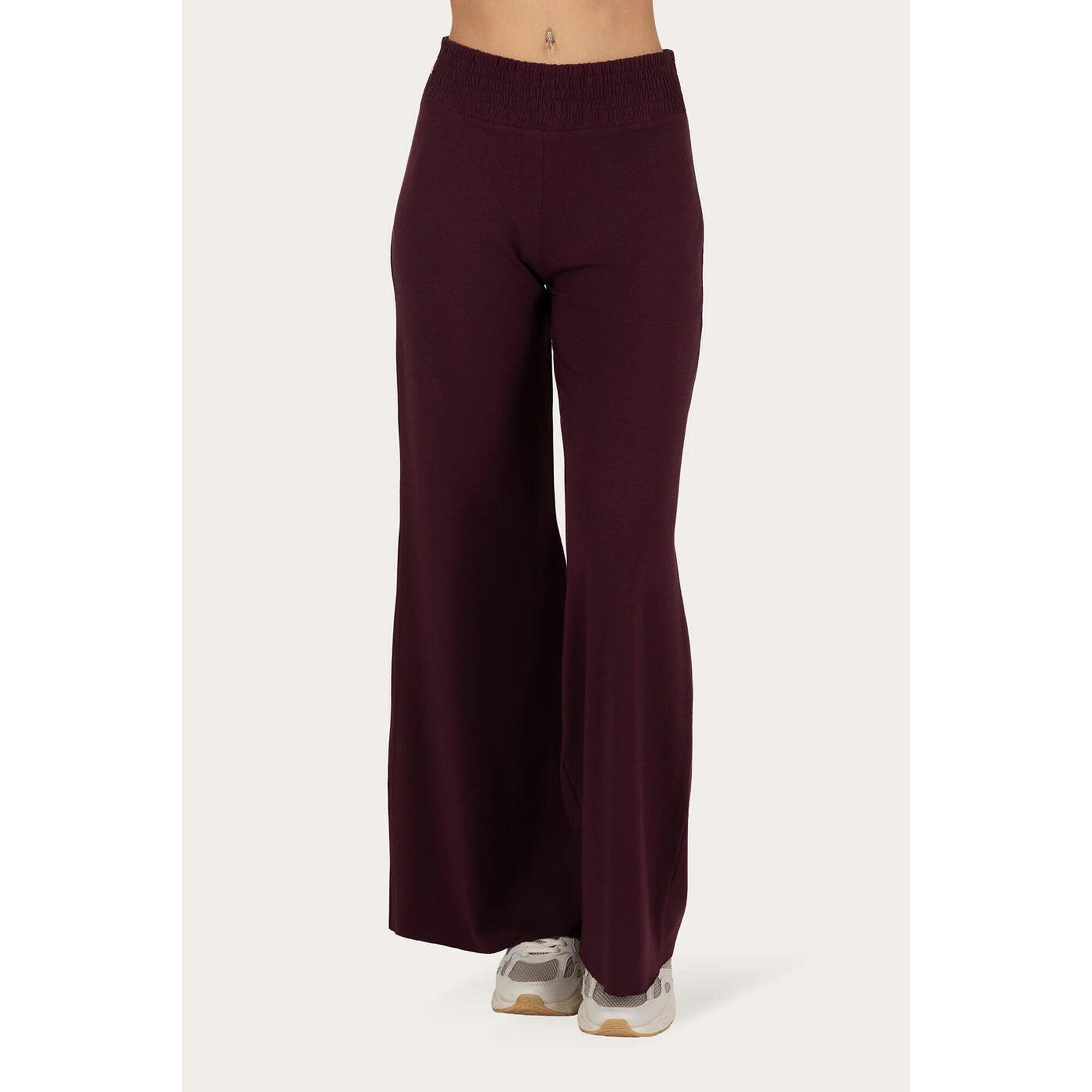 Urban Goddess - Pantalon De Yoga Ou Lounge Large Et Confortable Flow Summer -  Violet Foncé - Pantalons - Violet - Decathlon