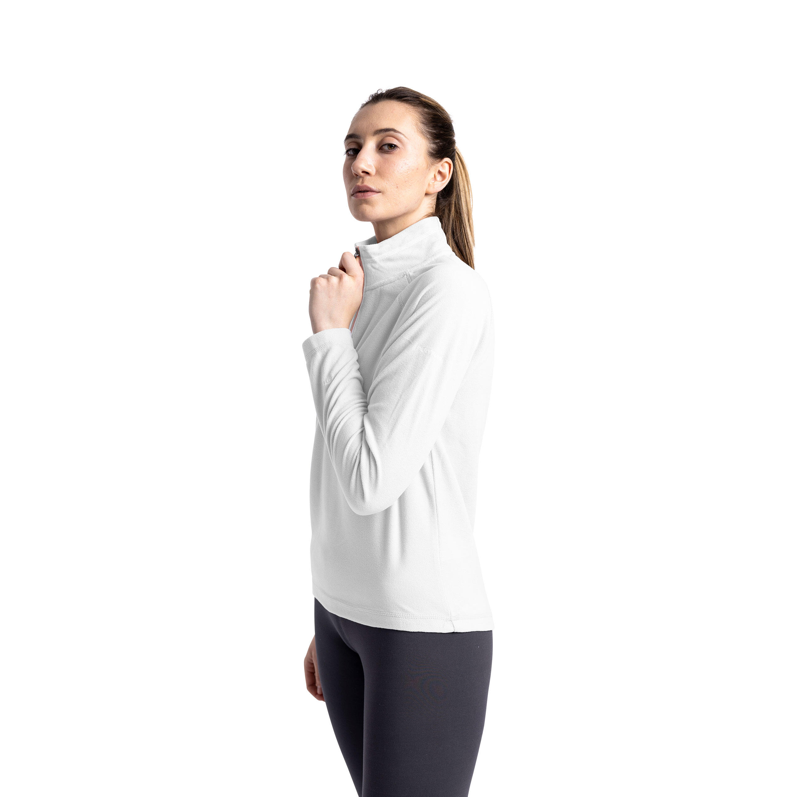 Womens Microfleece 1/2 Zip Neck Airtrap Fleece Top - Skylar 5/5
