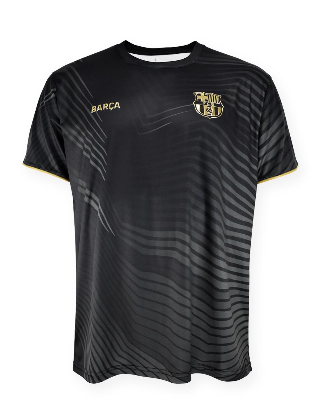 Barça 2025-26 treningowa koszulka - czarno-złota