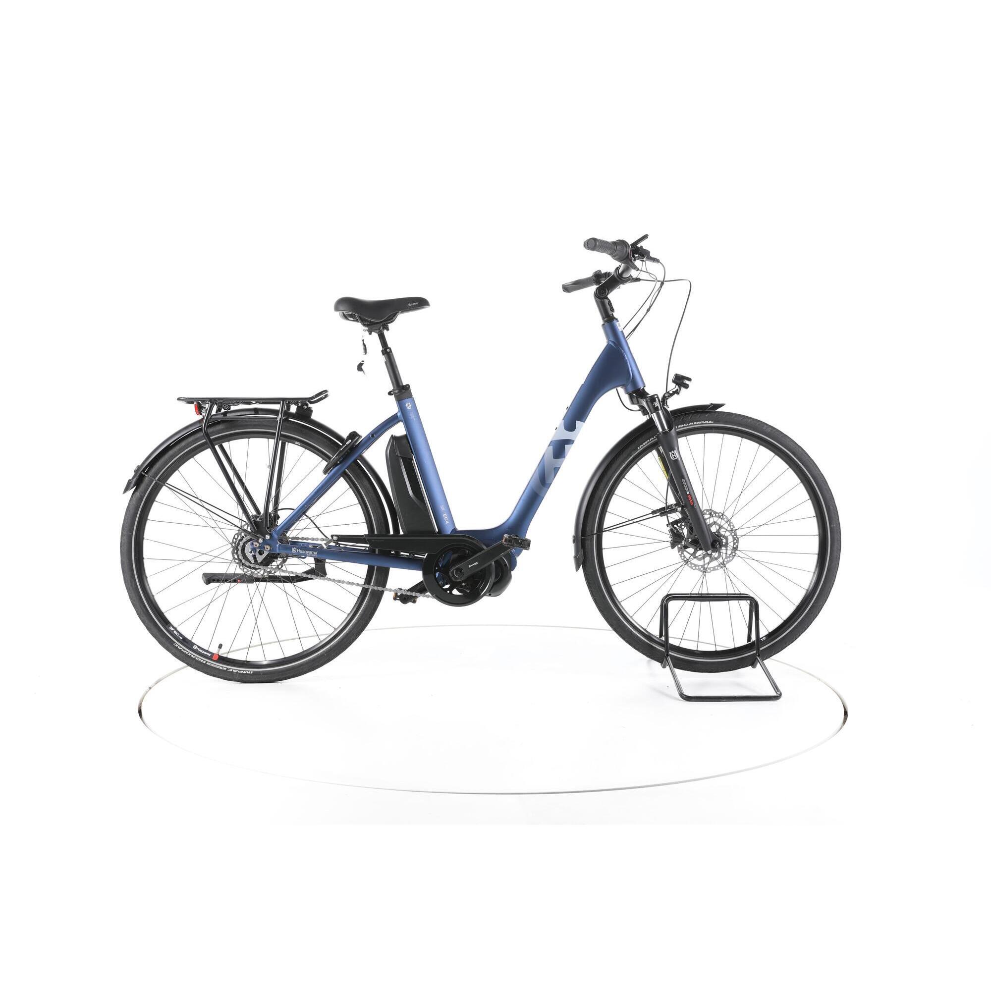 Husqvarna E-bicycles - Reconditionné - Husqvarna E-bicycles Eco City 4 Cb City Vélo Entrée Basse - Bon - Vélo Ville - Bleu - 52 - Decathlon