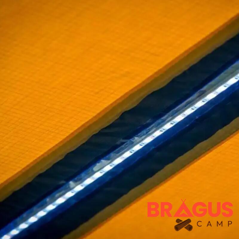 Toldo BRAGUSCAMP 4x4 Camper con Luz LED Incluida | 2.5x2,5 m gris 6/6