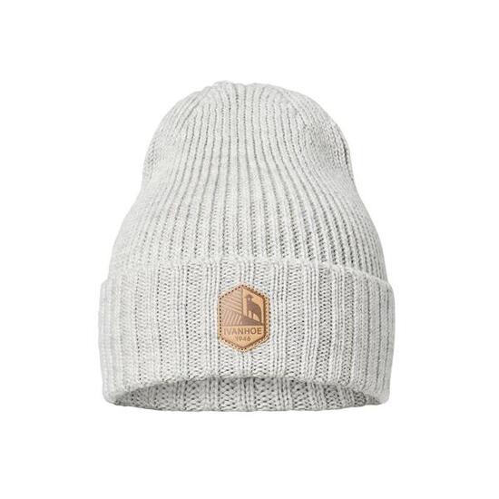 Cappello in lana lavorata a coste Ipsum Light silver - Taglia unica - Gris