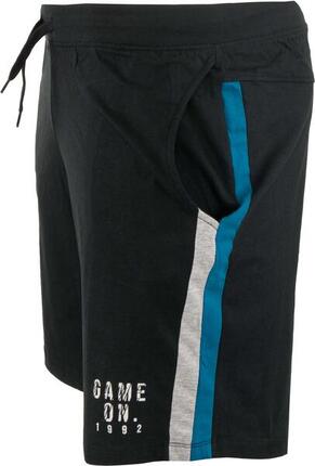 Shorts homme Athl. DPT Iorio en coton, noir