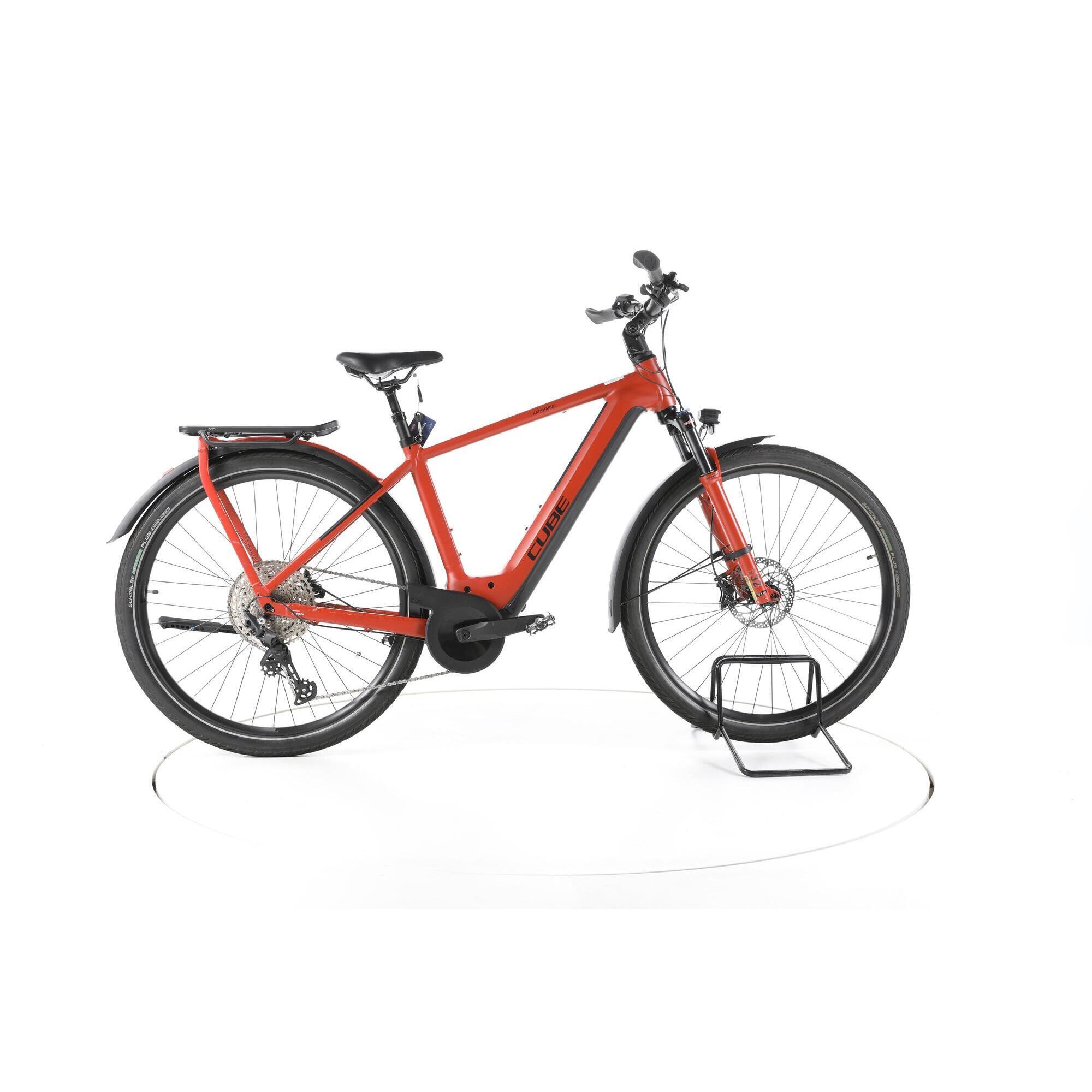 Cube - Reconditionné - Cube Kathmandu Hybrid Exc Trekking Vélo Électrique 2023 - Bon - Vélo Tout Chemin - Orange - 50 - Decathlon