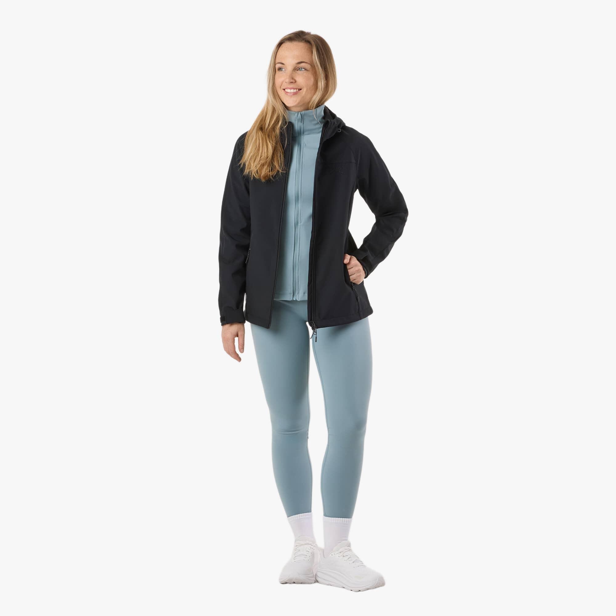 Veste softshell randonnée femme imperméable respirante Stryn Softshell 3/8