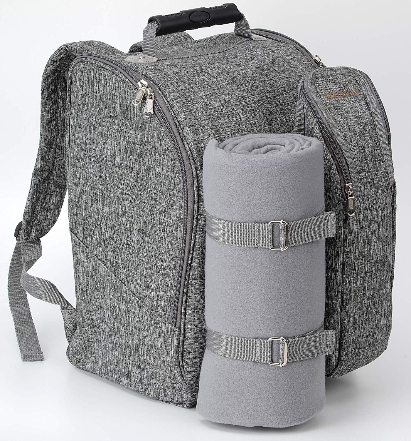 Sac à dos pique-nique 2 personnes avec compartiment frais 4/7