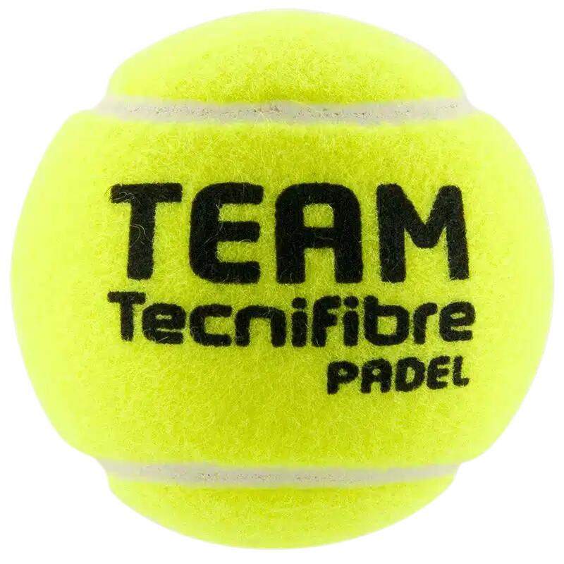 3 Balles Tecnifibre Padel Team Canister 4/4