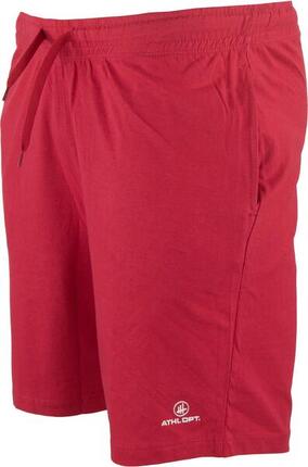 Shorts ATHL-DPT Nunzio Homme, rouge – 100% coton