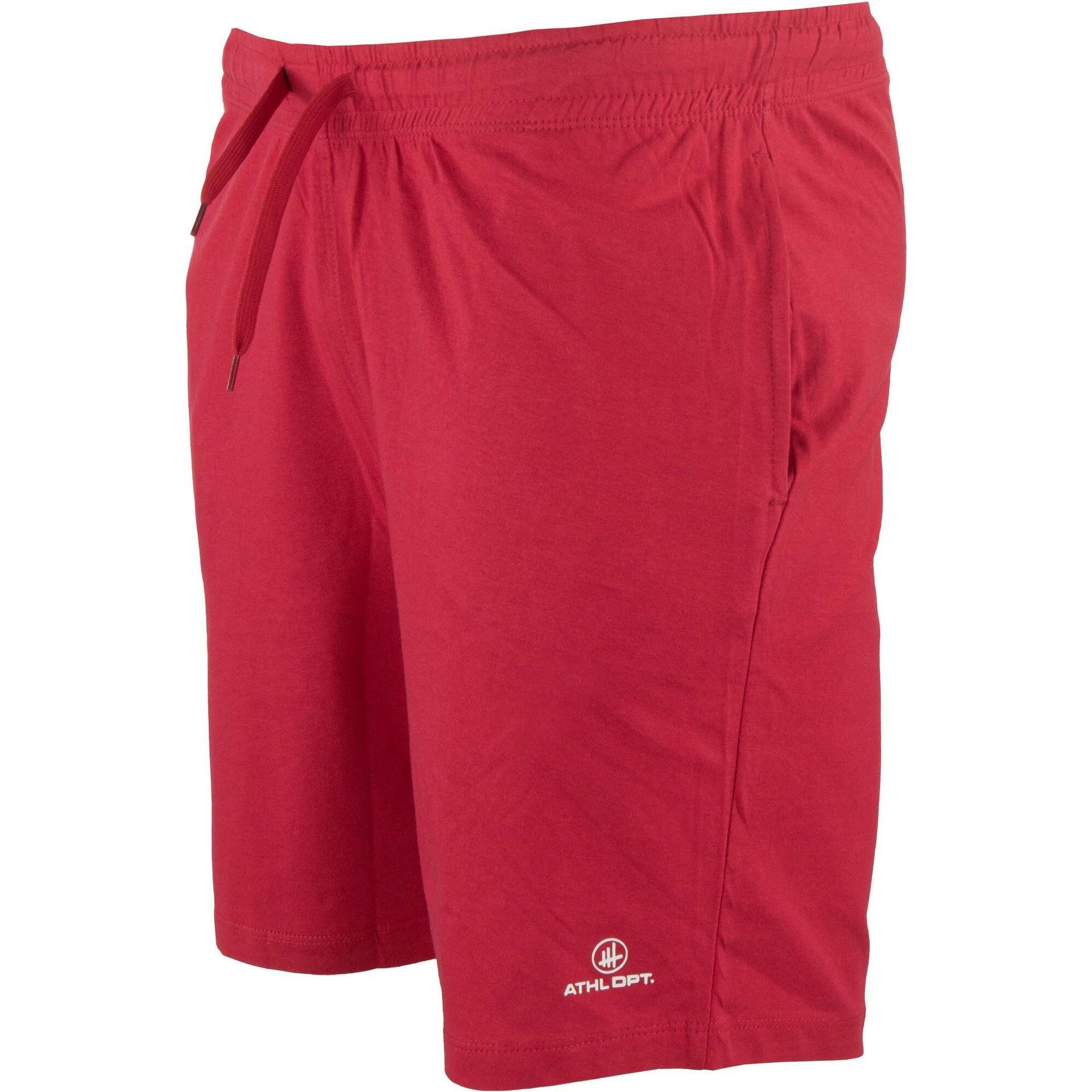 Zfoam - Shorts Athl Dpt Nunzio Homme – 100% Coton, Confort Quotidien - Short - Rouge - Decathlon