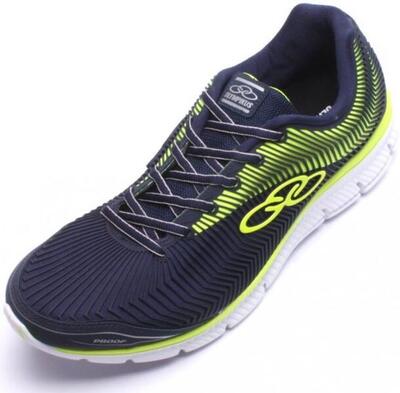 Scarpe da corsa Olympikus Navy-Lemon per campeggio - Taglia 38