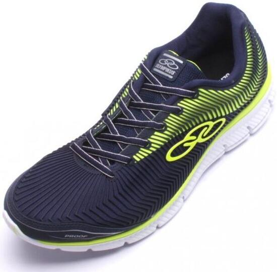 Scarpe da corsa Olympikus Navy-Lemon per campeggio - Taglia 38