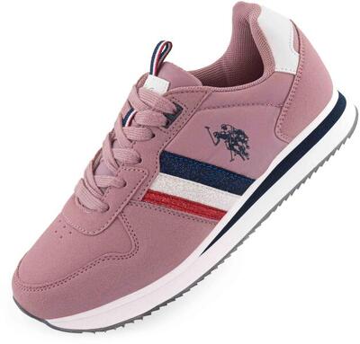 Trendy en comfortabele dames sneakers u.s. polo assn. roze 38