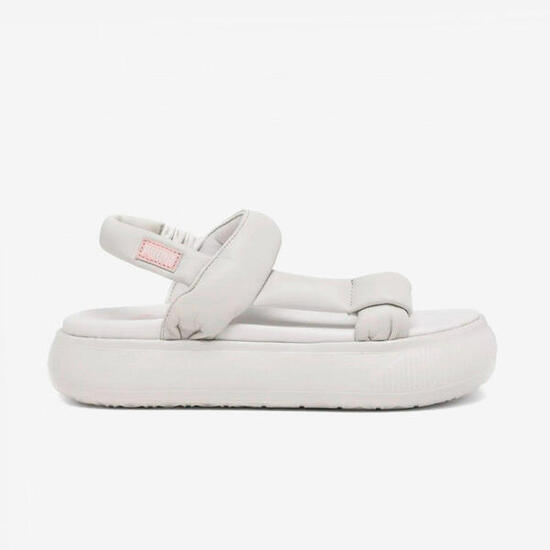 Puma Mayu Summer Cloud Nimbus Sandalen Naturleder Hellgrau