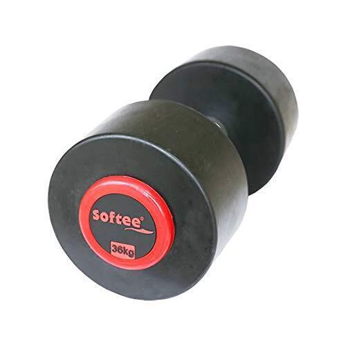 Gantera cauciuc 2 kg cu capace urethan