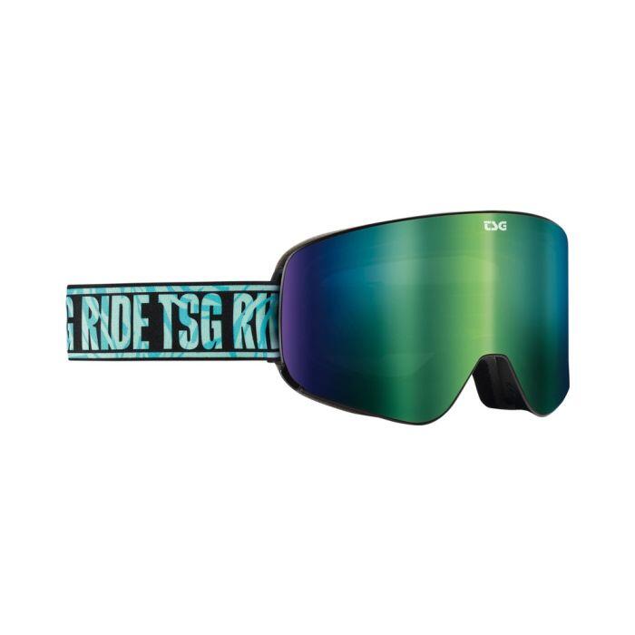 Ochelari schi TSG Goggle Four S blue-jungle pentru adulți