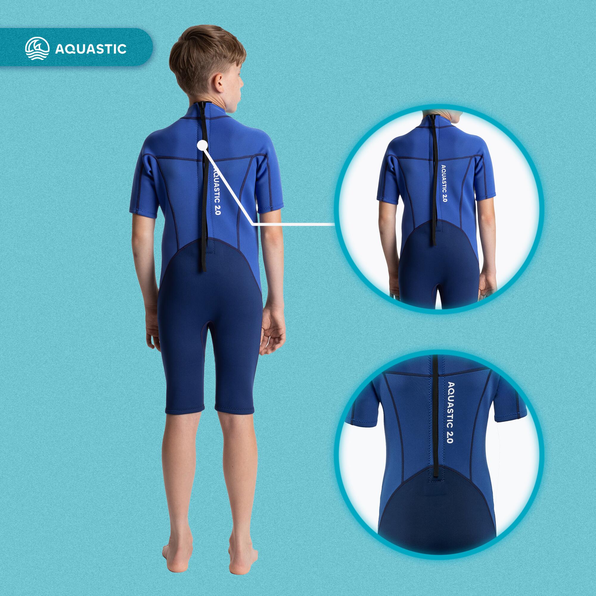 Combinaison de natation enfant AQUASTIC Wavey Jrb 2 mm 5/7