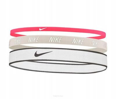 Fasce Nike 3 pack rosa/iron/bianco