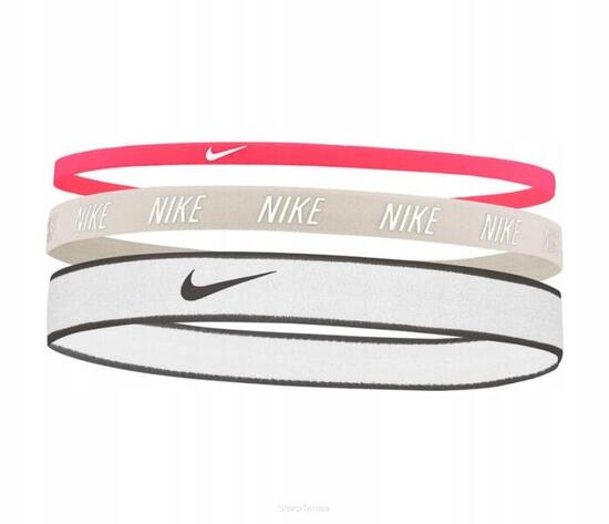 Fasce Nike 3 pack rosa/iron/bianco