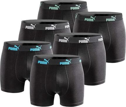 Bokserki majtki męskie Puma Boxershorts 6-pak bawełniane