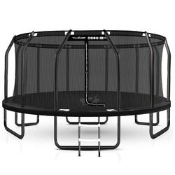 Trampoline de jardin pour enfants THUNDER INSIDE ELITE 16FT 488CM noir