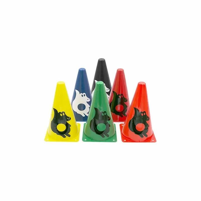 Con semirigid 23 cm PVC - Portocaliu fluorescent