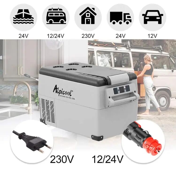 BRAGUSCAMP Nevera Congelador Camper 35L Alpicool CF35 2/7