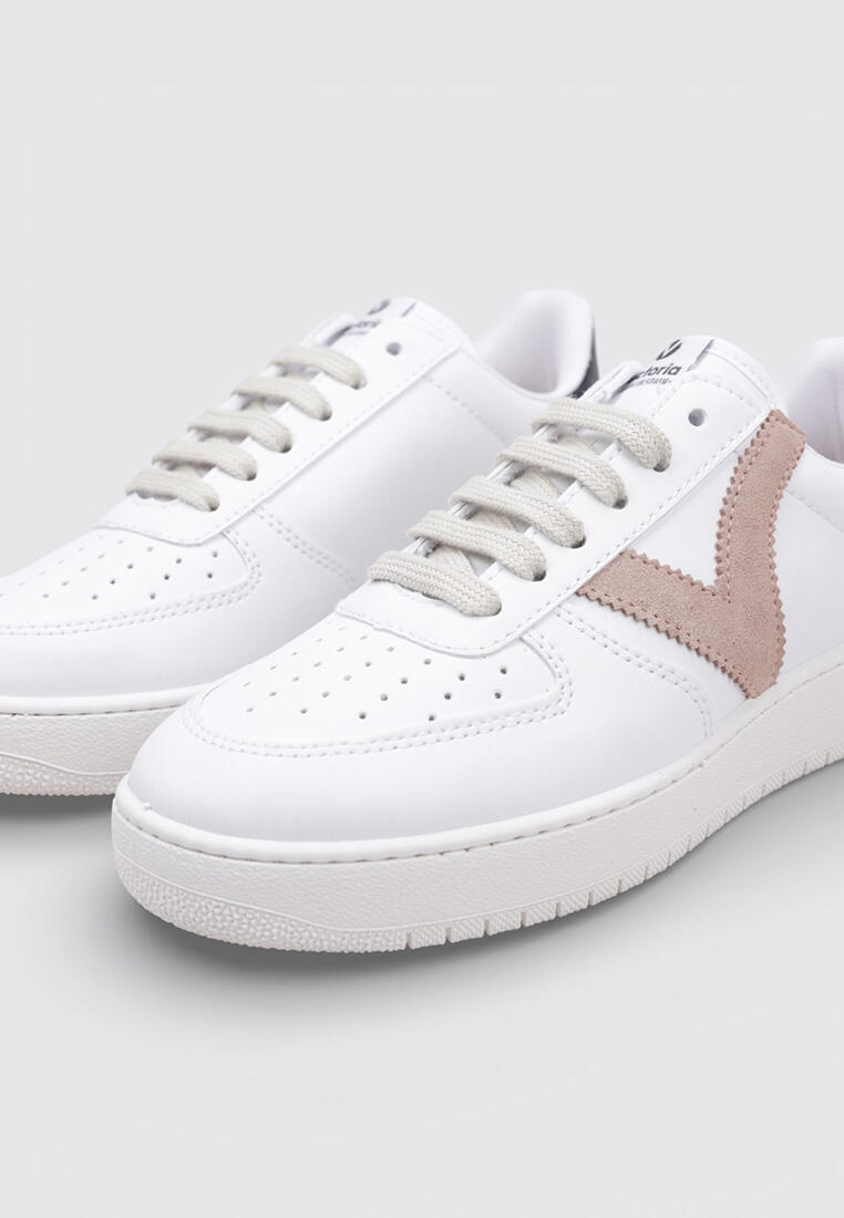 Zapatillas Deportivas Mujer Victoria MADRID EFECTO PIEL Beig 3/6