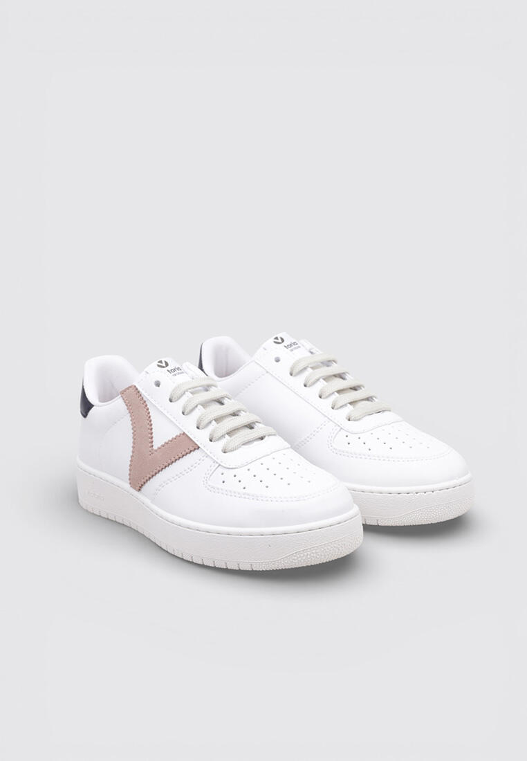 Zapatillas Deportivas Mujer Victoria MADRID EFECTO PIEL Beig 2/6