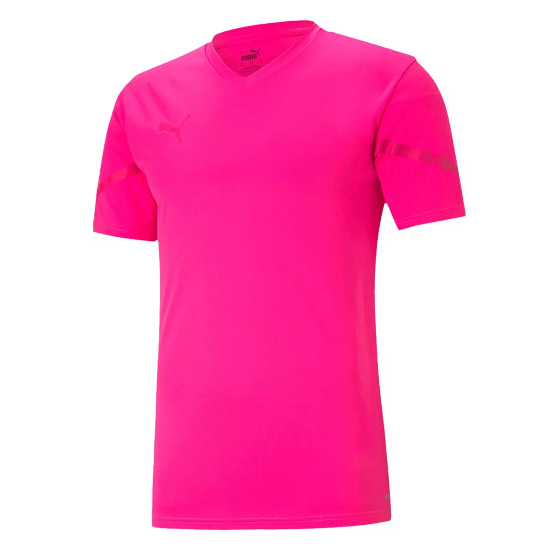 PUMA Teamflash pánské tričko Fluo Pink 2XL