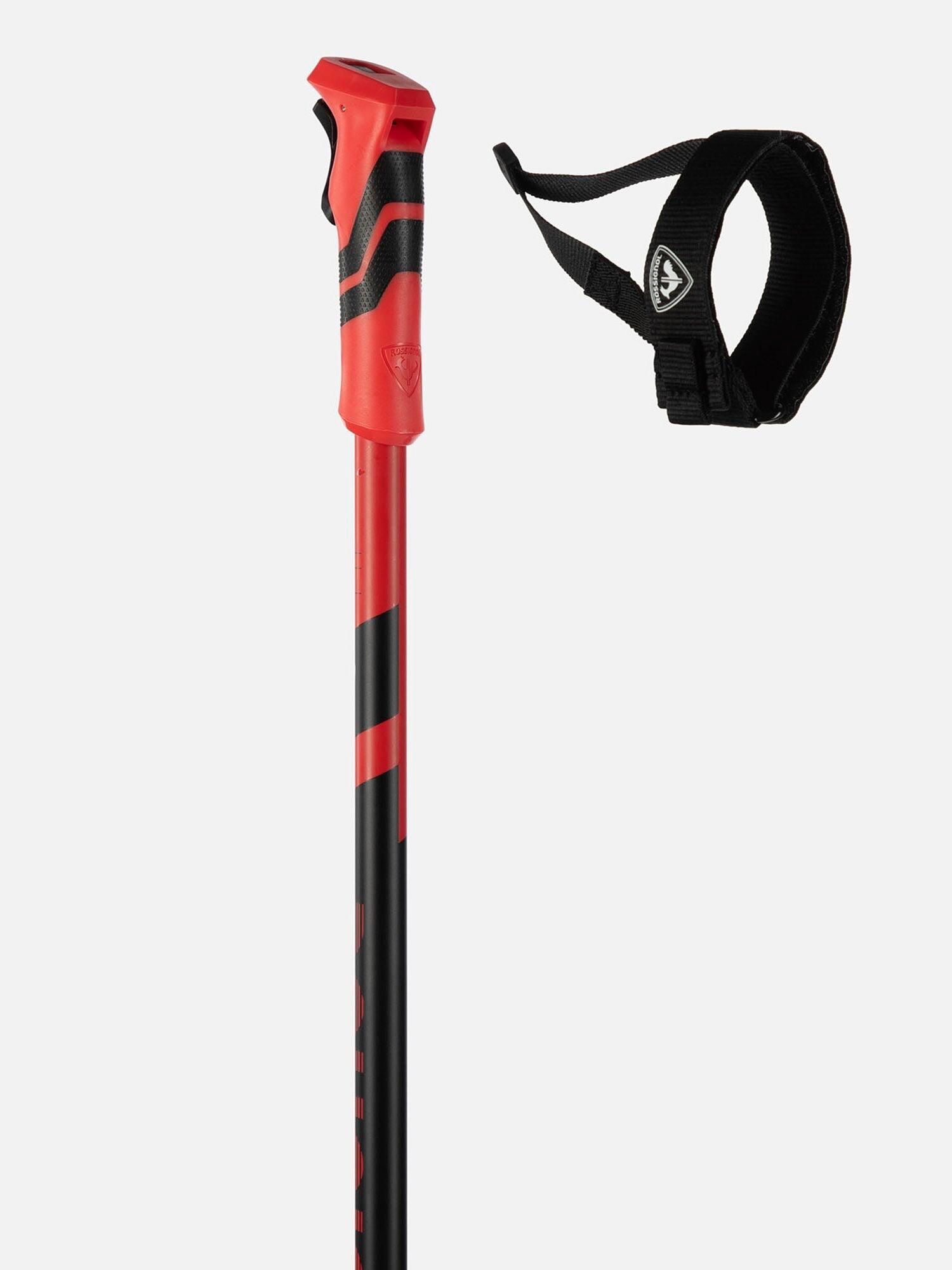 Rossignol Tactic Clip Zwart Rode Skistokken 3/3