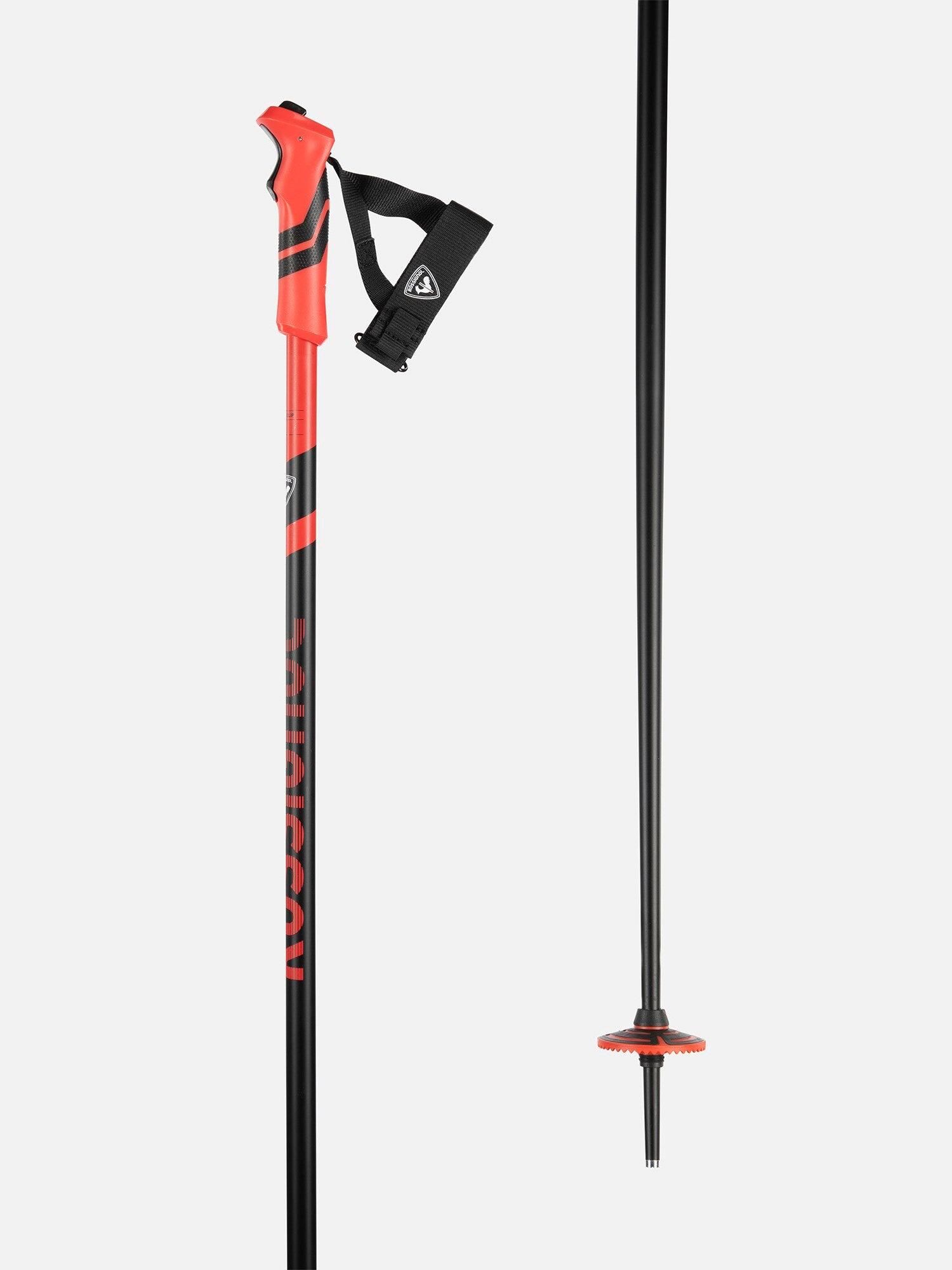 Rossignol Tactic Clip Zwart Rode Skistokken 2/3