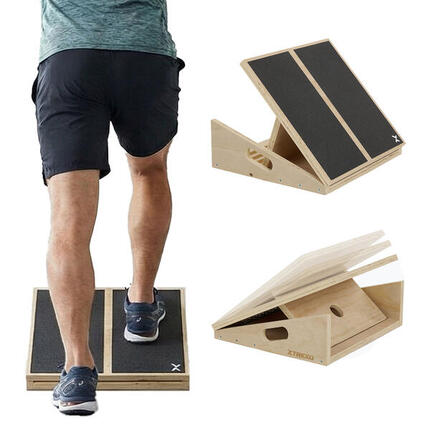 XTREXO Wadenstreckplattform verstellbar SLANT BOARD schwarz OS