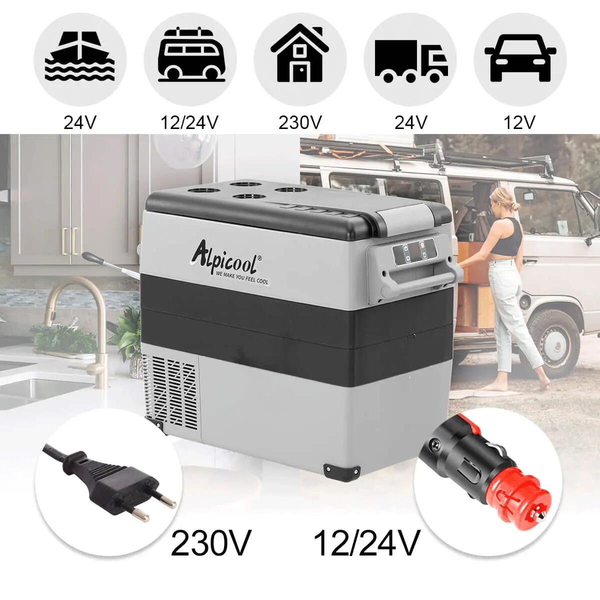 BRAGUSCAMP Nevera Congelador Camper 55L - Alpicool CF55 3/7