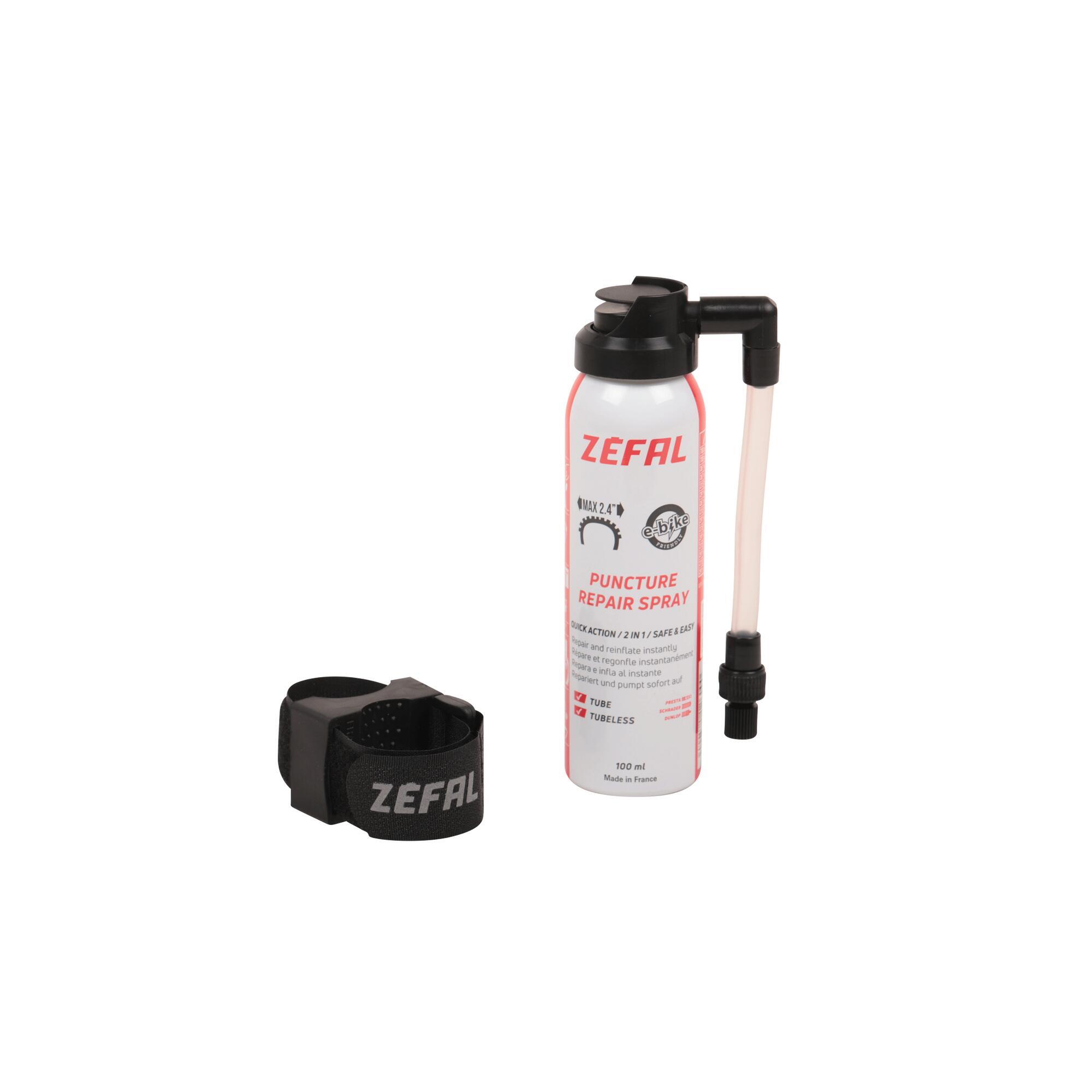 Zefal - Zefal Repair Spray - Bombe Anti-crevaison 100 Ml - Bombe Anti-crevaison - Blanc|rouge - Taille Unique - Decathlon