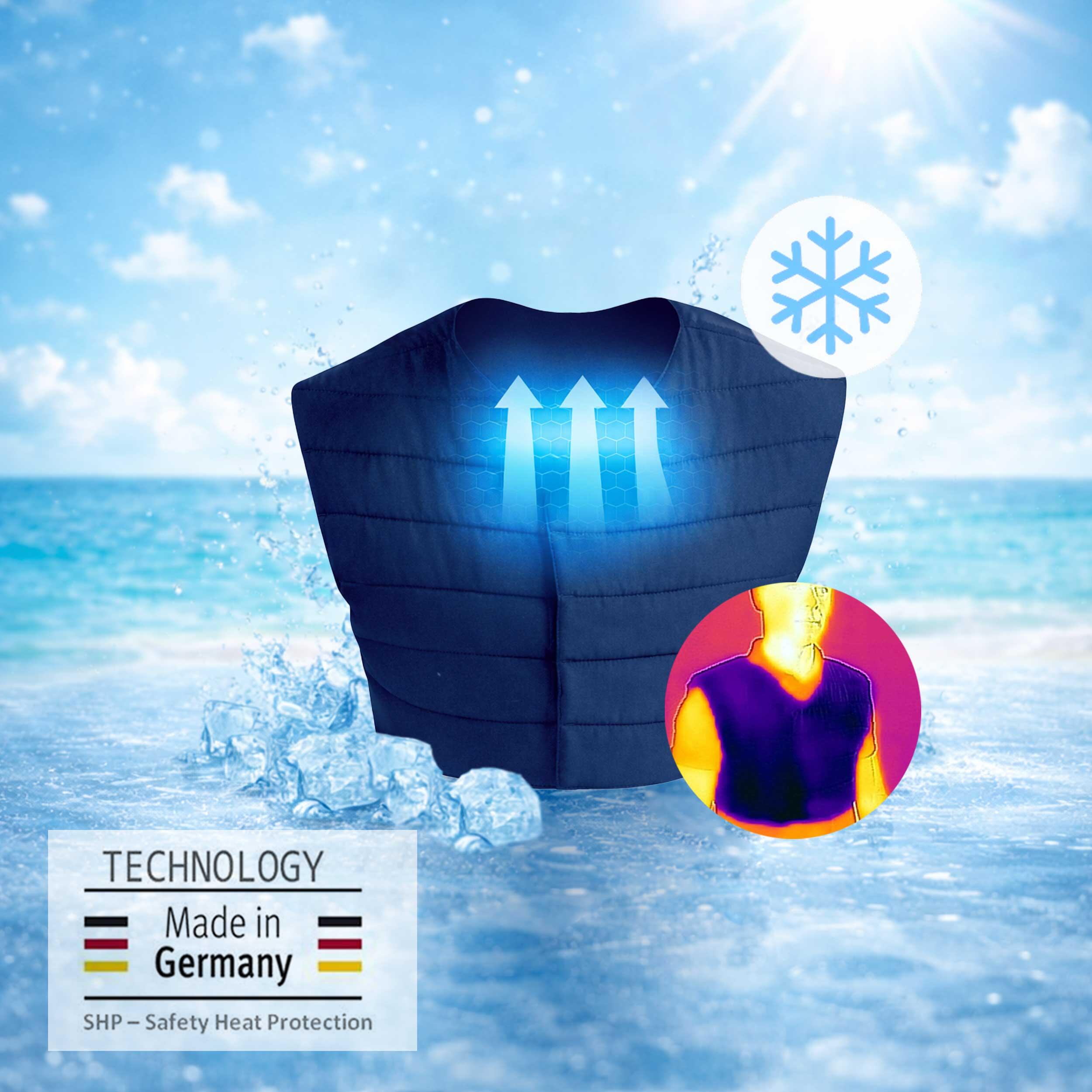 E.COOLINE Powercool SX3 |verkoelende vest voor volwassenen|geactiveerd met water 5/9