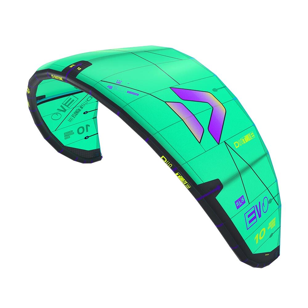 Latawiec kitesurfing Duotone Evo SLS 2026 - Green/Purple 3/7