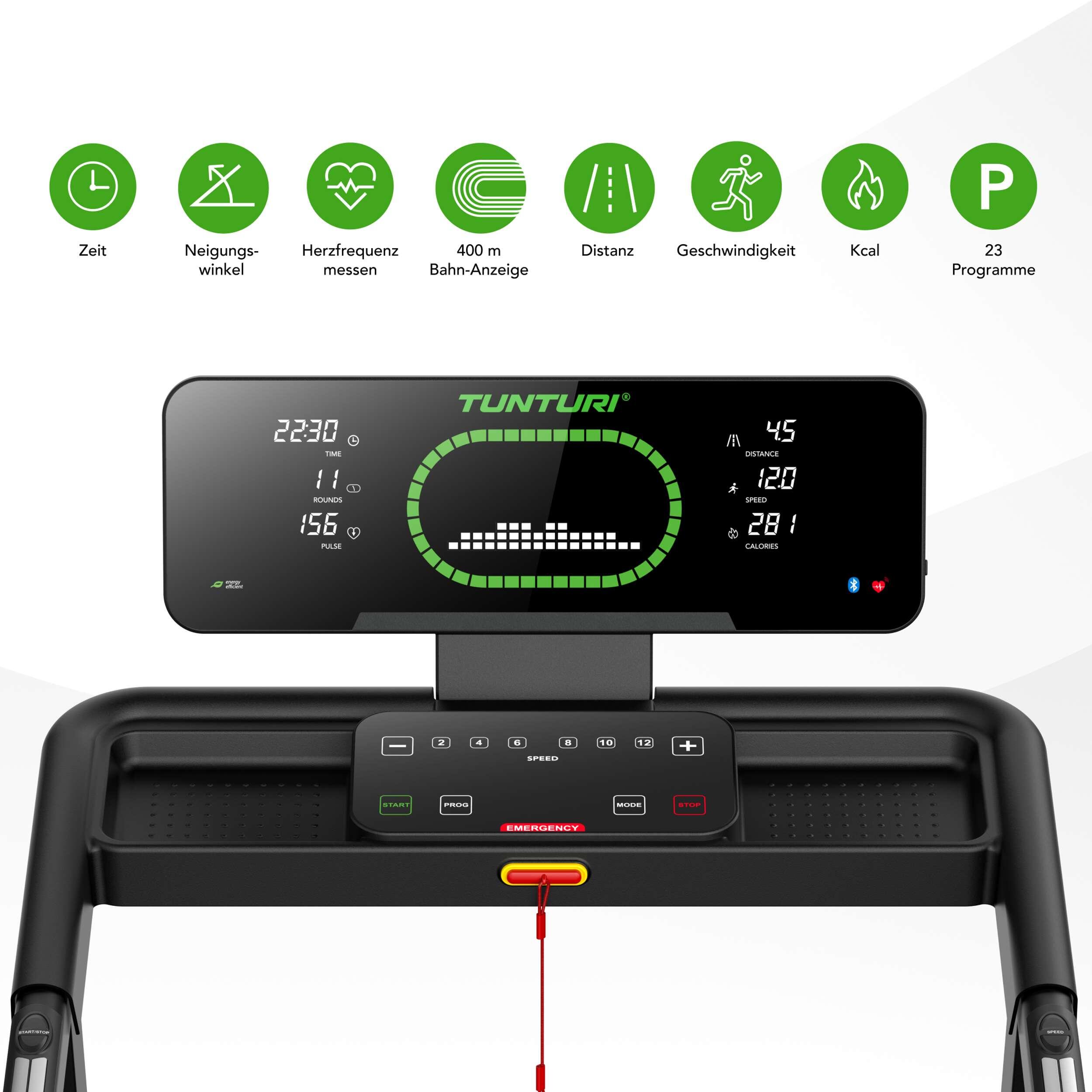 Tapis de course pour la maison - Walking Pad - Pliable - Bluetooth - Cardio Fit 2/8