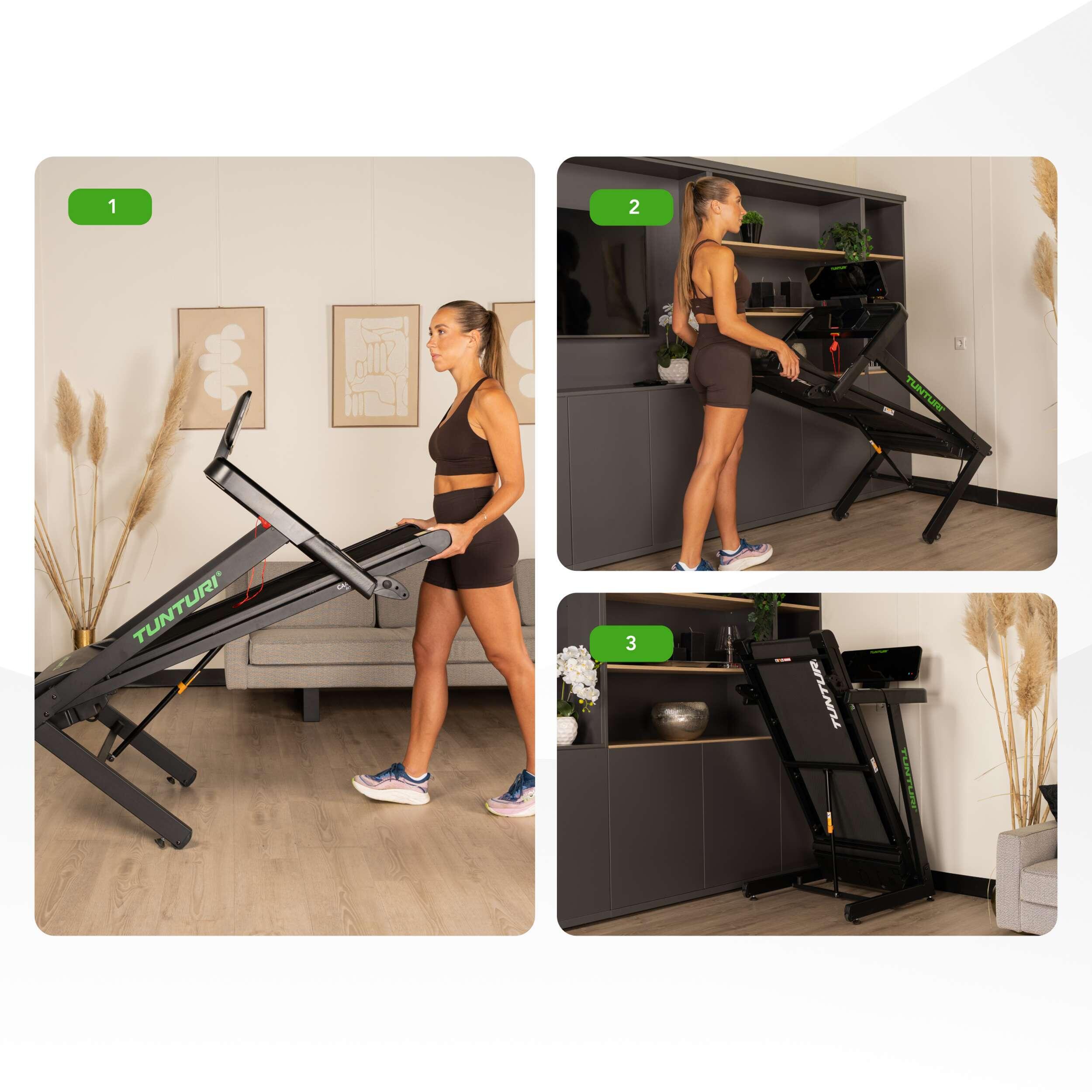 Tapis de course pour la maison - Walking Pad - Pliable - Bluetooth - Cardio Fit 5/8
