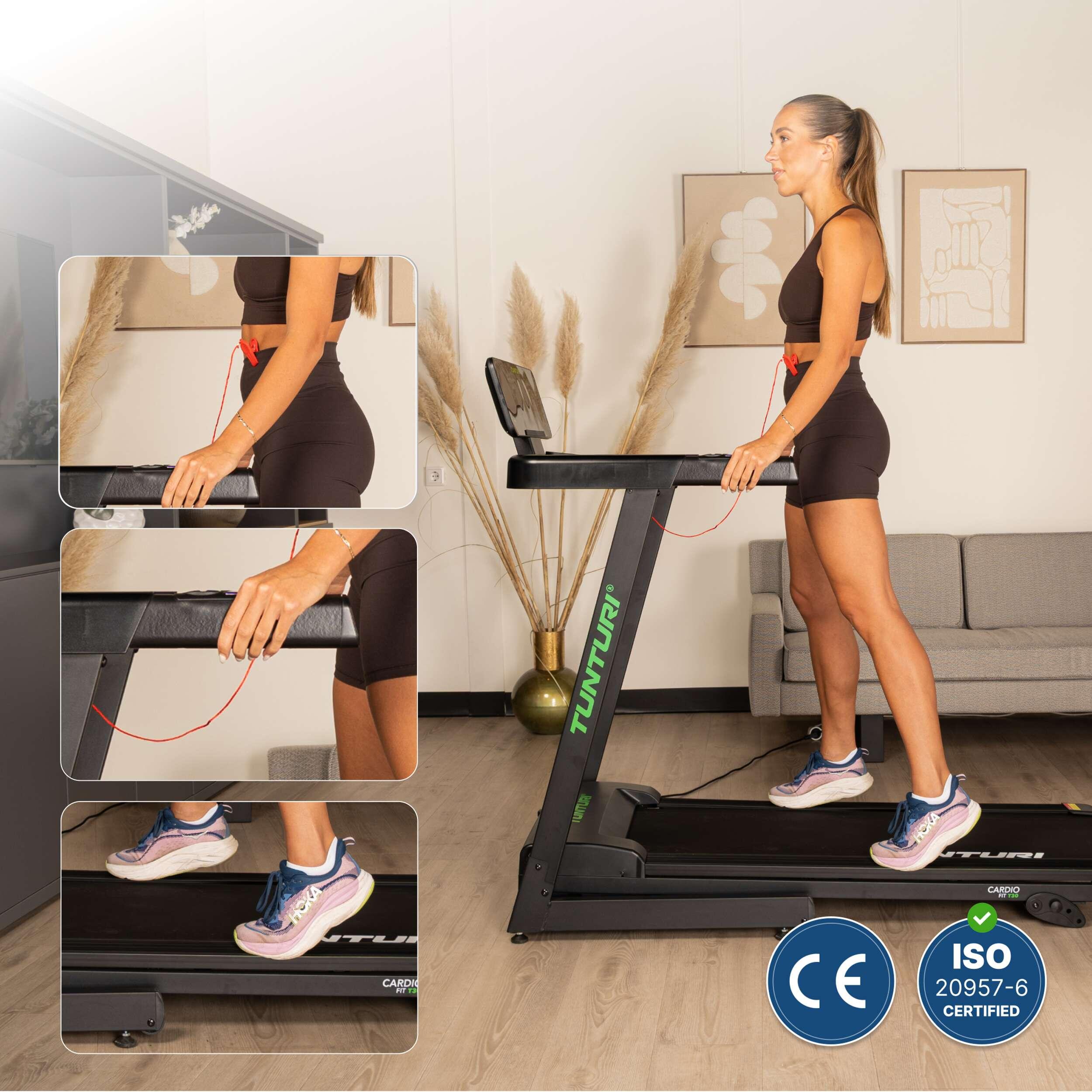 Tapis de course pour la maison - Walking Pad - Pliable - Bluetooth - Cardio Fit 6/8