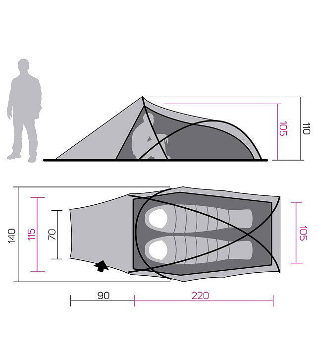 Tenda Hannah Rider 2 2/7