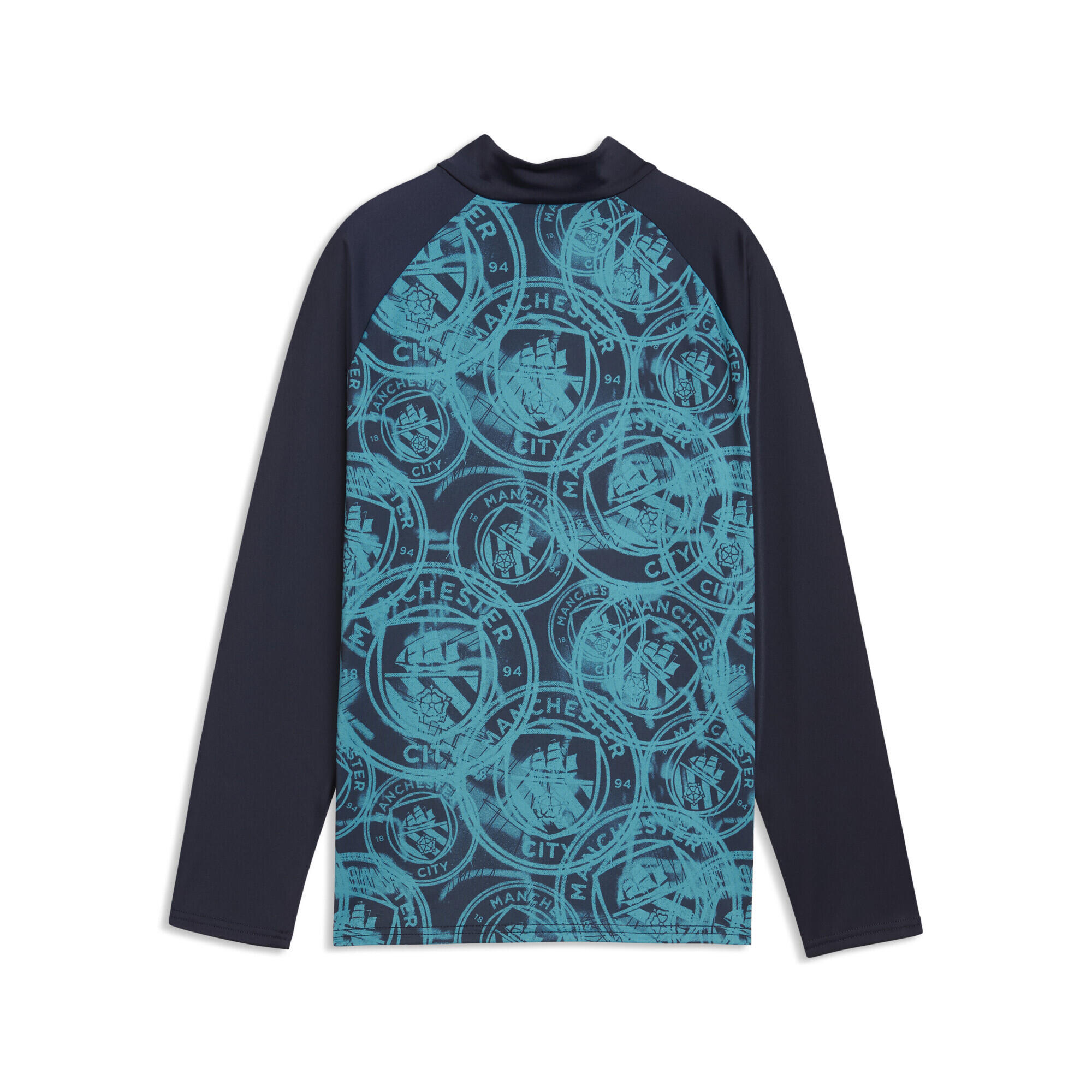 Manchester City Warmup Quarter-Zip Top Youth PUMA 2/2