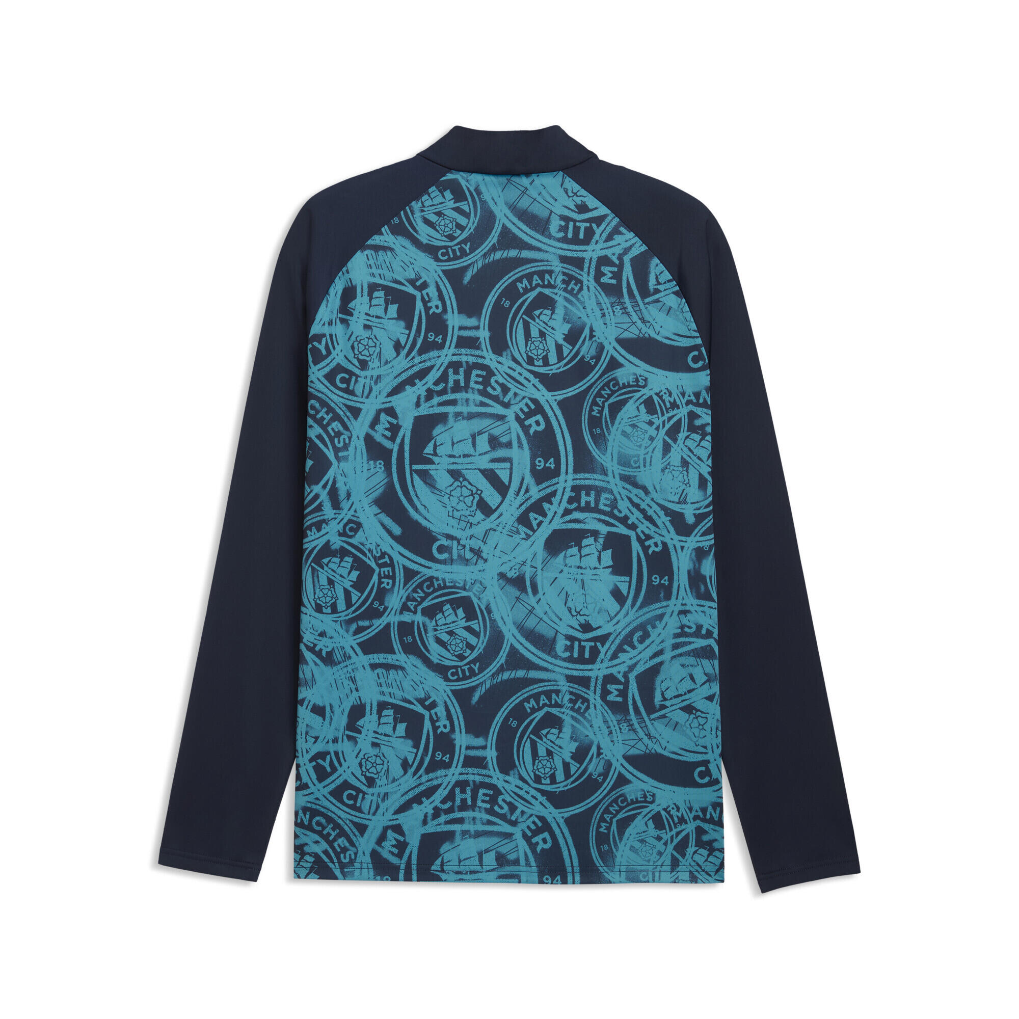 Haut d'échauffement 1/4 zip Manchester City Homme PUMA 5/5