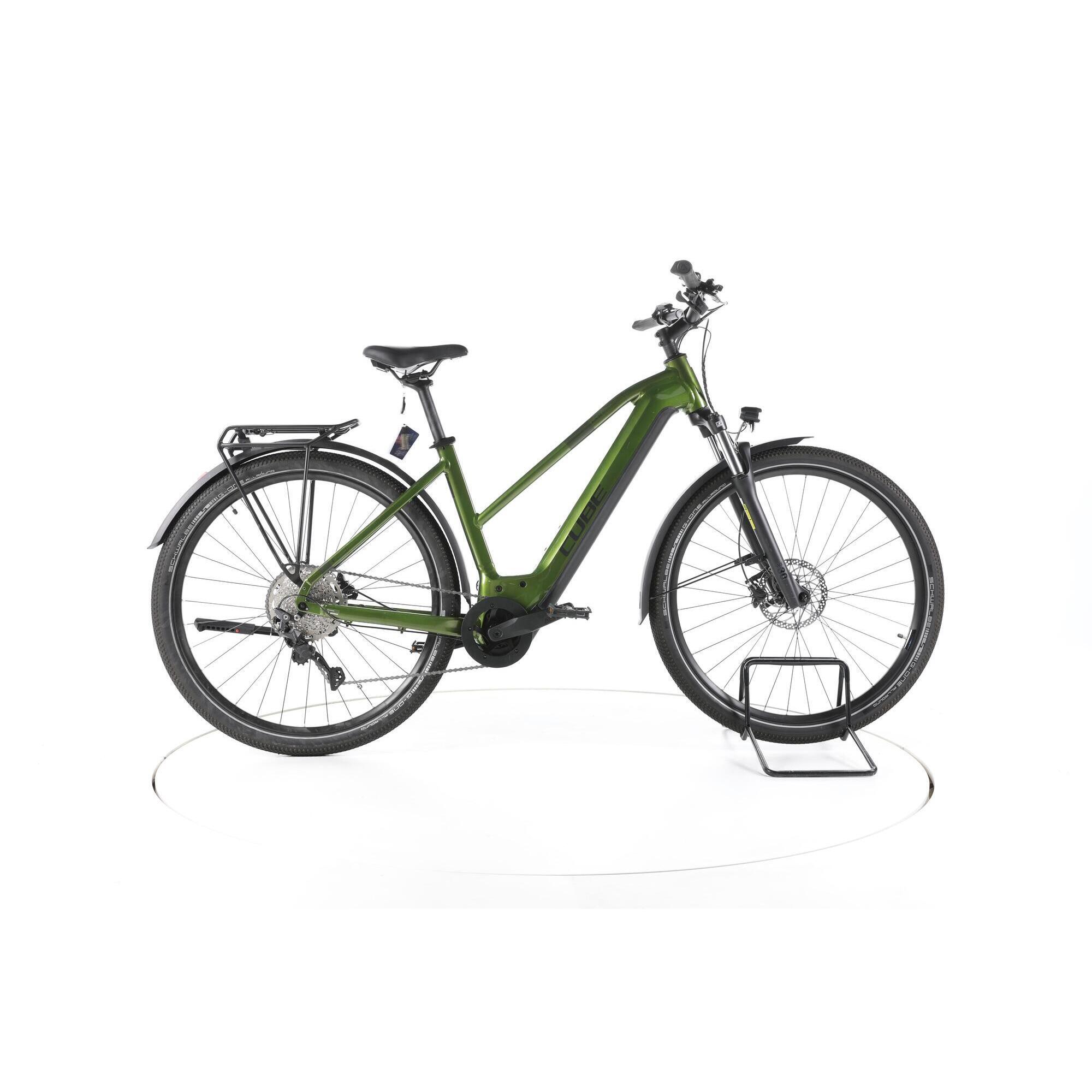 Cube - Reconditionné - Cube Nuride Hybrid Pro Allroad Trekking Vélo - Très Bon - Vélo De Voyage - Vert - 50 - Decathlon