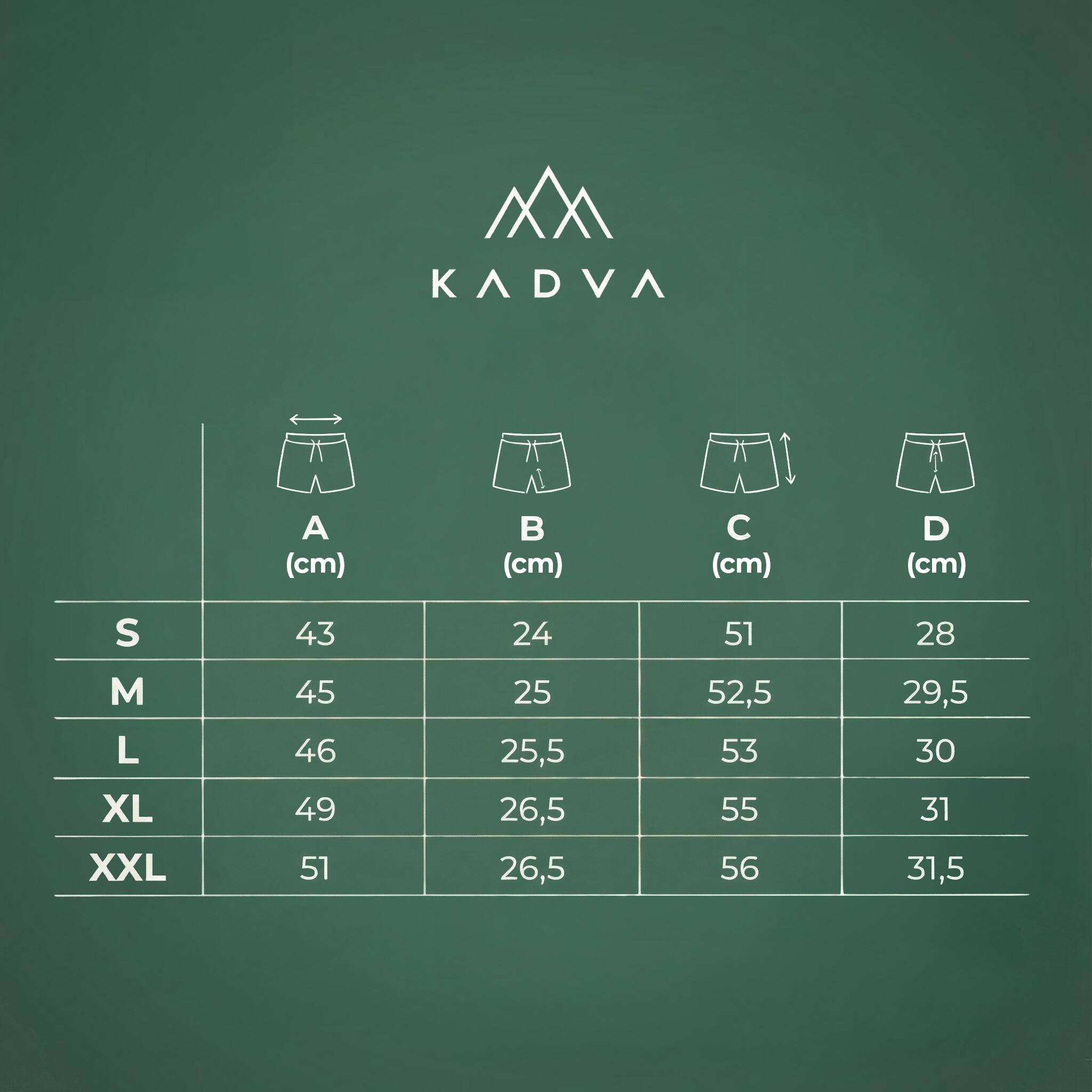 Calções masculinos KADVA Reto 2/7
