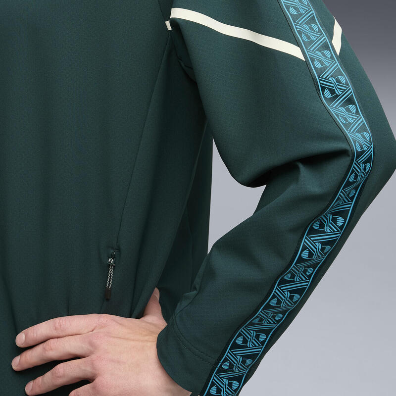 Geacă bărbați slim fit, logo oficial King Ultimate Anthem, verde închis PUMA