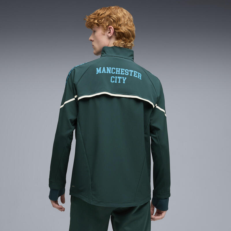 Geacă bărbați slim fit, logo oficial King Ultimate Anthem, verde închis PUMA