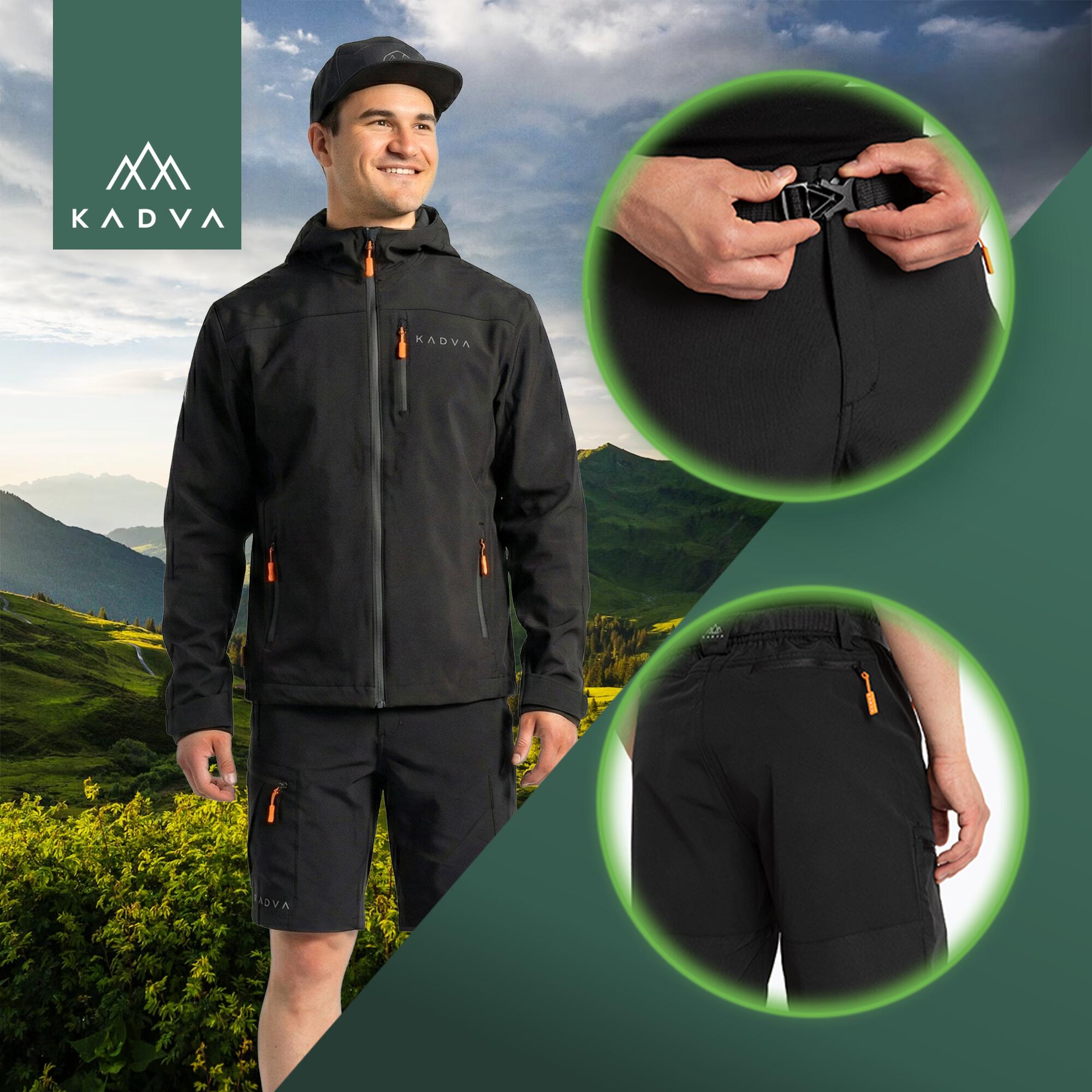 Calções masculinos KADVA Seto 4/7