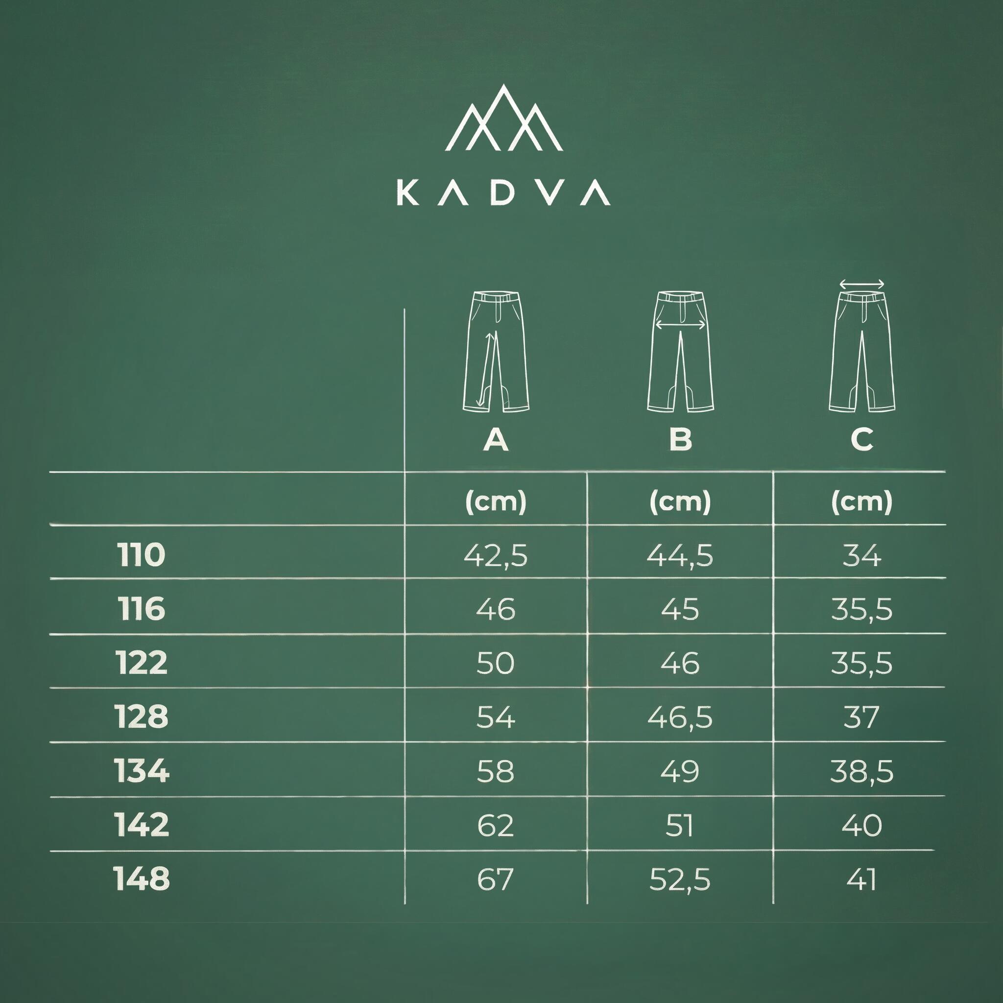 Calças de esqui infantis KADVA Skiro Pants Jr. 2/7