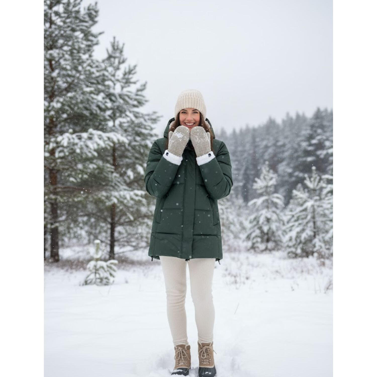 Rękawiczki turystyczne zimowe damskie Jack Wolfskin Highloft Knit Mitten