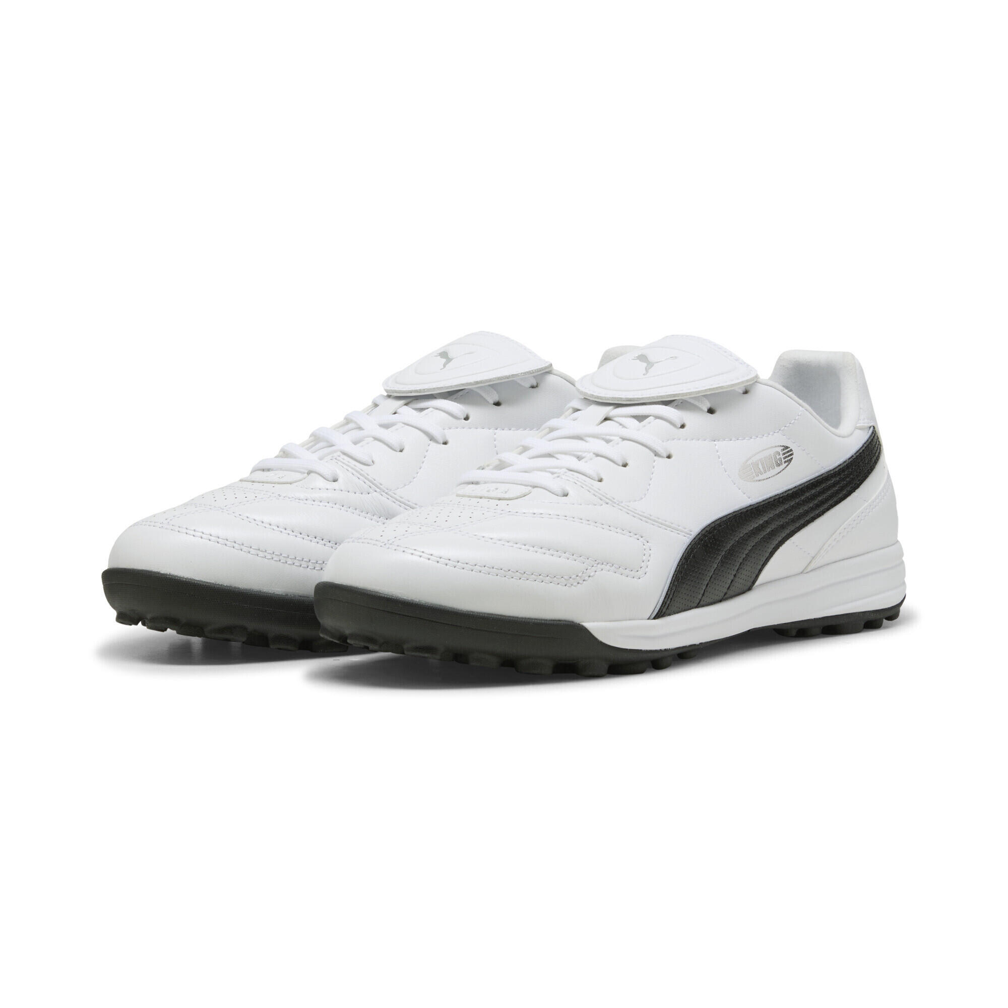 Puma - Chaussures De Football King Liga Tt Unisexe Puma - Chaussures À Crampons - Blanc|noir - 43 - Decathlon